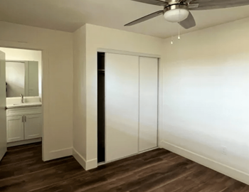 Spacious closets